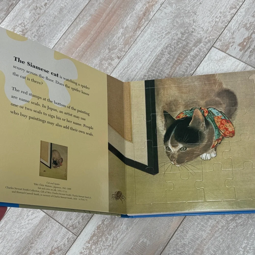 The Metropolitan Museum of Art Puzzling Cats Book: With Eight‎ 16-piece Puzzles